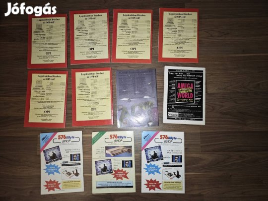 576 Kbyte 11db magazin, 1992 teljes évfolyam.