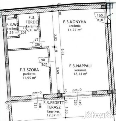 57 nm-es lakás eladó Jánossomorja