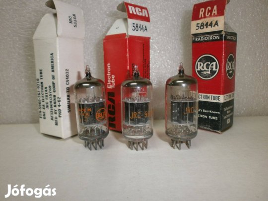 5814A (12AU7WA, E82CC) Rca - Usa black plate - NOS