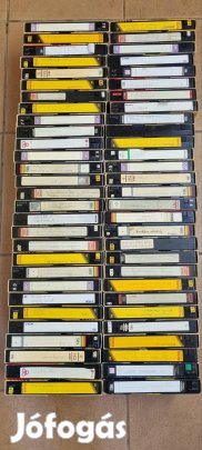 58 db vegyes vhs kazetta