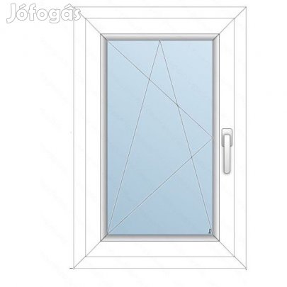 58x88 Műanyag ablak / Bukónyíló/, 2-rétegű üveg