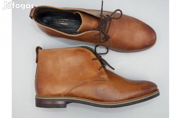 5TH Avenue újszerű bőr bokacipő, 39 -es