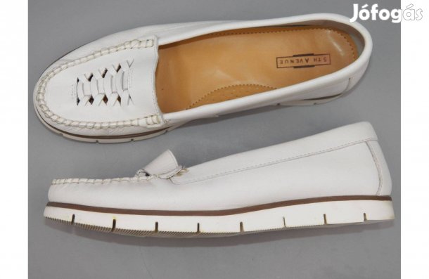 5Th Avenue bőr belebújós cipő, 38,5 -ös