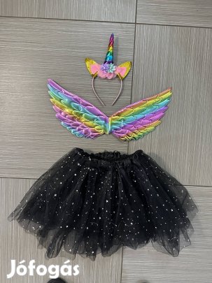 5-8 év (116-128) Unikornis jelmez, világítós