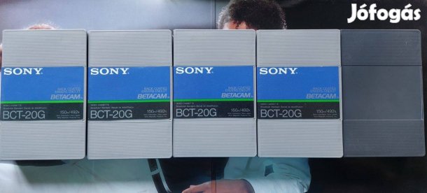 5-DB Sony BCT-20G Betacam Videokamera Kazetta Sony Videó Kazetta