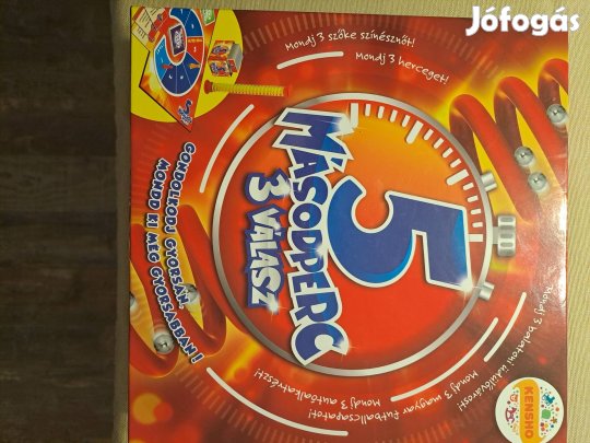 5 Másodperc 3 válasz - Új állapotban 