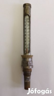 5. Merülőhüvelyes hagyományos kazán hőmérő álló 0-100°C