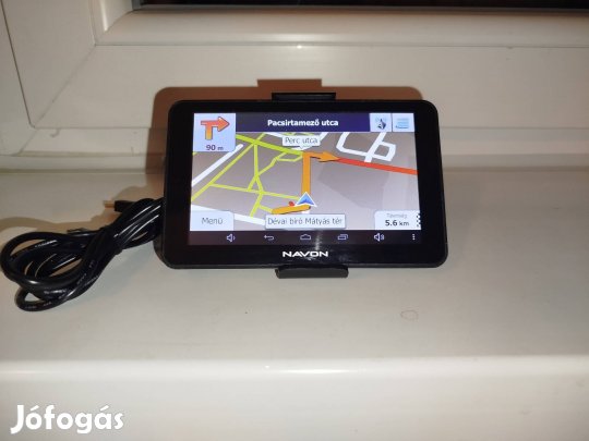 5" Navon GPS navigáció 2025. májusi Magyarország térkép kamionos is 