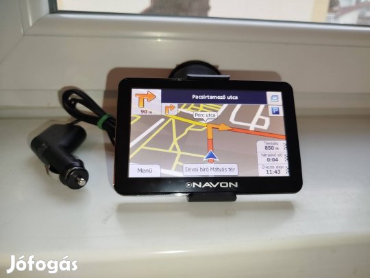 5" Navon n670 GPS navigáció 2025. máj. 16 ország térképe kamionos is 