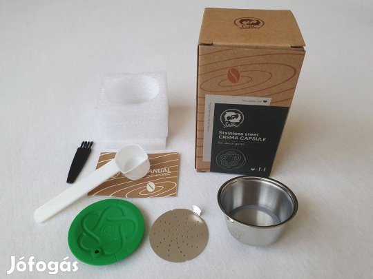 5. generációs acél kávé kapszula, újratölthető, Dolce Gusto gépekhez