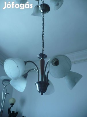 5 ágú láncos függesztésű mennyezeti lámpa