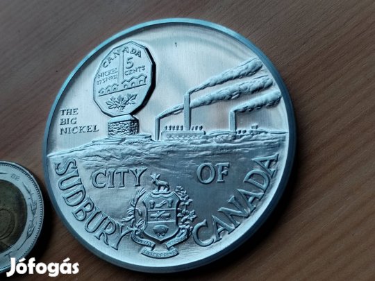 5 cent emlékérem Kanada Sudbury