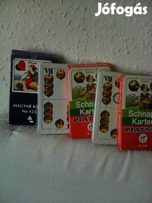 5 csomag magyar kártyák új