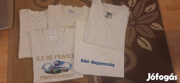 5 darab fehér póló