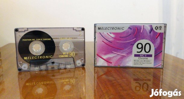 5 darab jó állapotú chromos Melectronic 90 kazetták eladók!