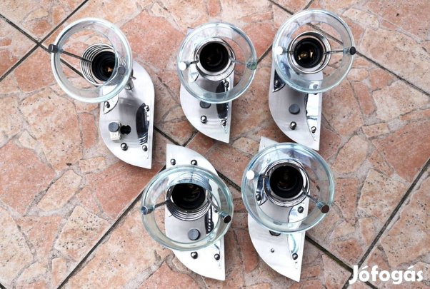 5 darab modern falilámpa egyben eladó