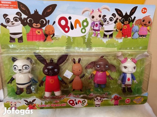 5 darabos Bing nyuszi figura szett, Új