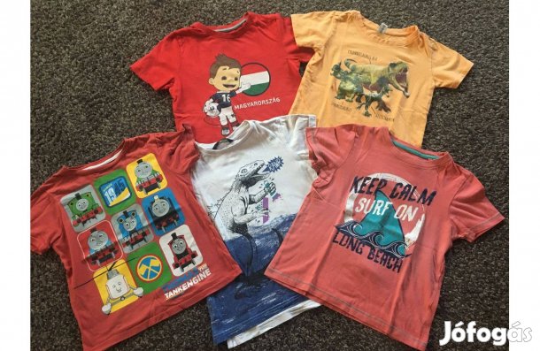 5 db 122-es póló csomagban!