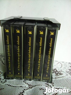 5 db 70-80-as kedvenc dallamai magnó kazettán