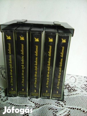 5 db 70-80 as kedvenc dallamai magnó kazettán