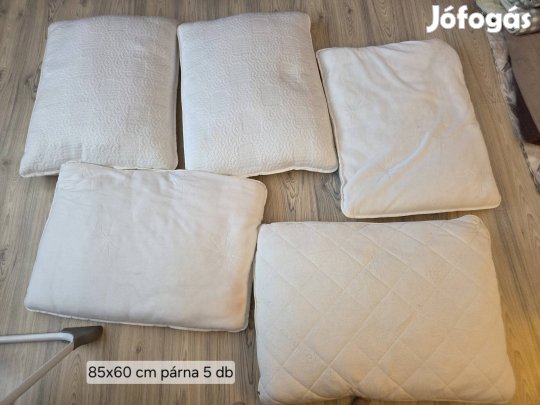 5 db 85x60 cm párna