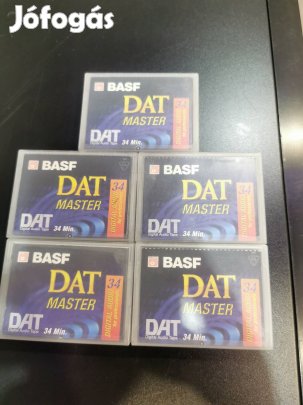 5 db Basf DAT Master 34 kazetta eladó 002. 