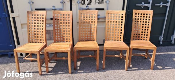 5 db Fa szék