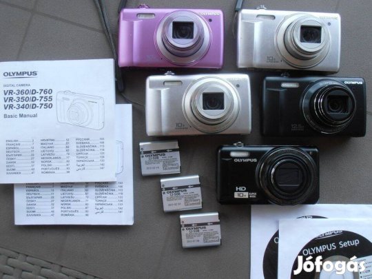 5 db Hibás olympus fényképezögép egyben Fix 10.000Ft-ért ujpesten elad