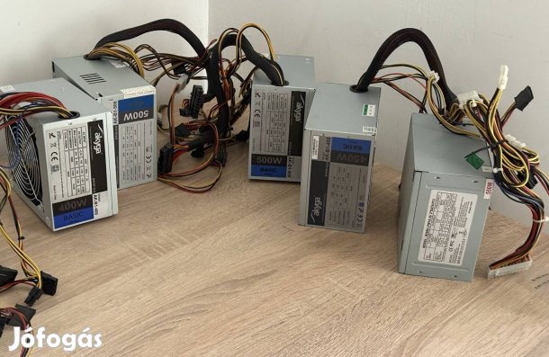 5 db PC tápegység csomag (Akyga, 400W-550W)