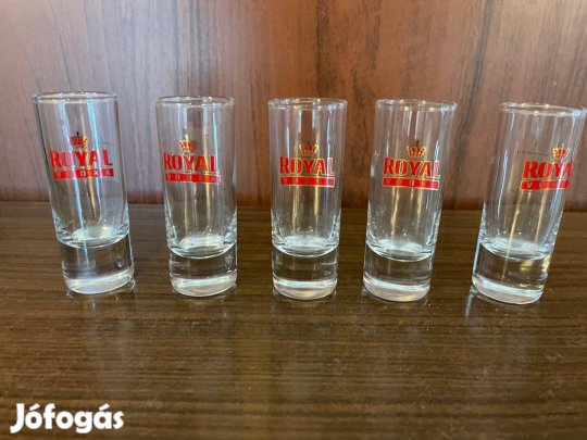5 db Roxal vodkás pohár, új