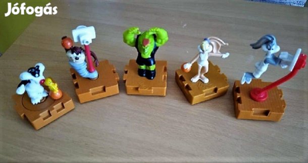 5 db. Happy Meal figura. 1996-os Space Jam sorozat. Gyűjtők!
