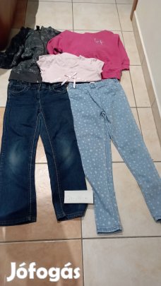5 db - os lányka jó állapotban ruha csomag 999 Ft/5 db