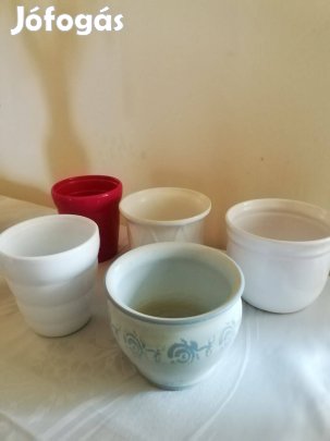 5 db. közepes méretű virágtartó kaspó csomag