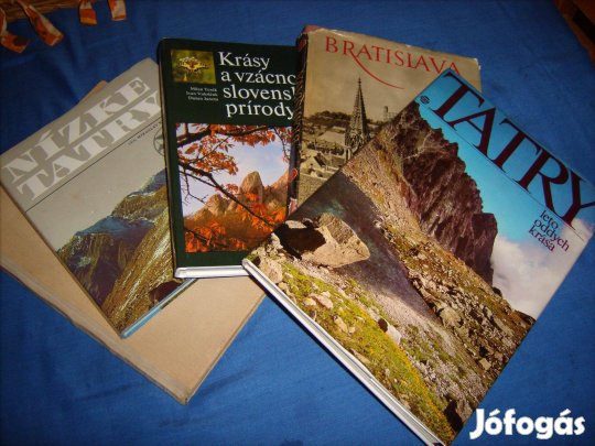 5 db csodaszép Szlovák nyelvű Album, Tátra, Brno Rengeteg képpel