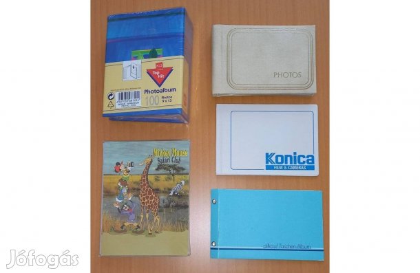 5 db fotóalbum