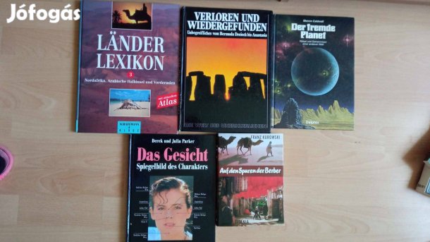 5 db német nyelvű album könyv együtt 2500 Ft