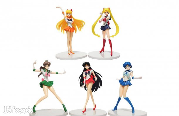 5 db-os Sailor Moon tündérek jellegű figura szett 15 cm
