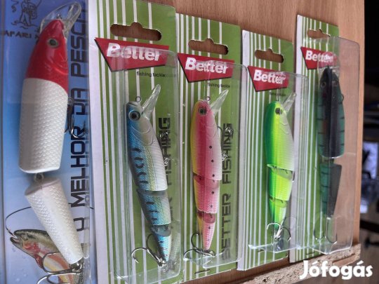 5 db rapala típusú nagyméretű műcsali eladó Új