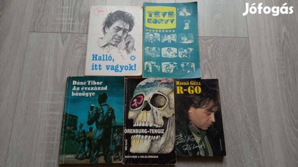 5 db régi reto könyv együtt 500 Ft