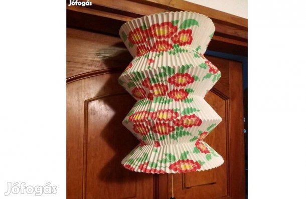 5 db retro lampion,papírlámpás