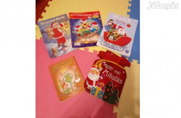 5 db színező kifestő ovisoknak kisiskolásnak új