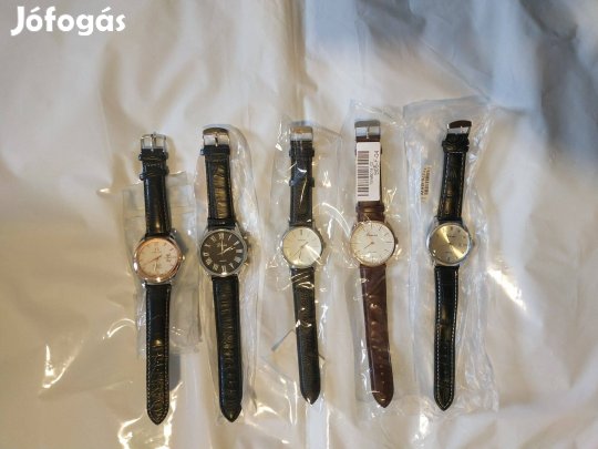 5 db új férfi karóra egyben eladó