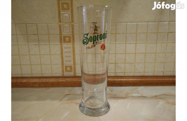 5 dl Soproni mértékjeles sörös korsó