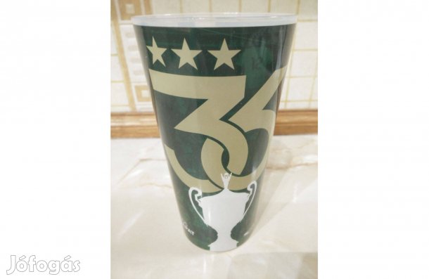 5 dl mértékjeles Fradi 36 repohár