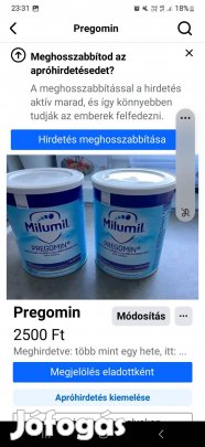 5 doboz pregomin