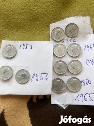 5 fillér ,régi pénzek ,emlék érmék