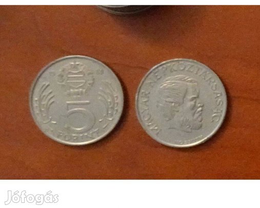 5 forint érme 1989