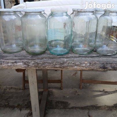 5 literes Üvegek