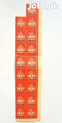 5 millió adópengő bélyeg blokk