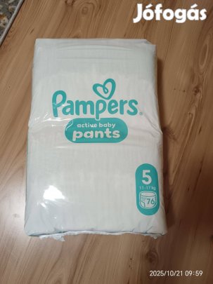 5-ös Pampers pants bugyipelenka Bontatlan Csomagolásban!